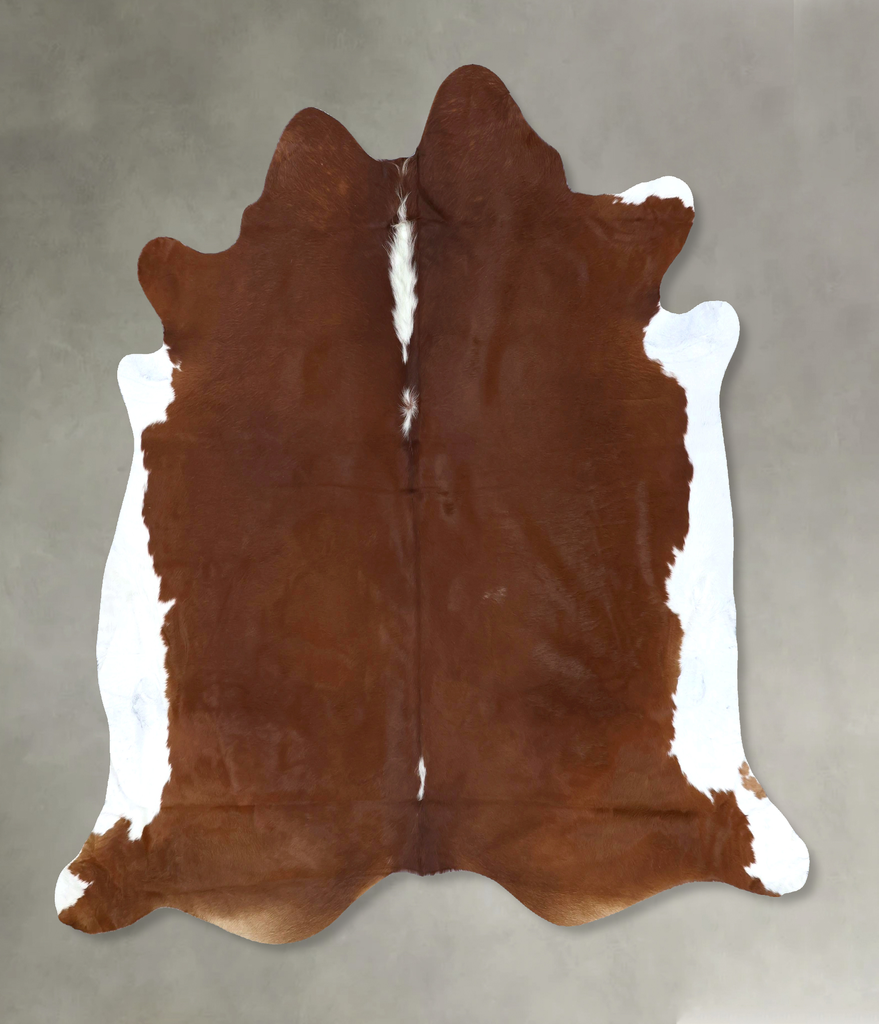 Hereford XX-Large Brazilian Cowhide Rug 7'1"H x 7'1"W #B19435 by Hudson Hides