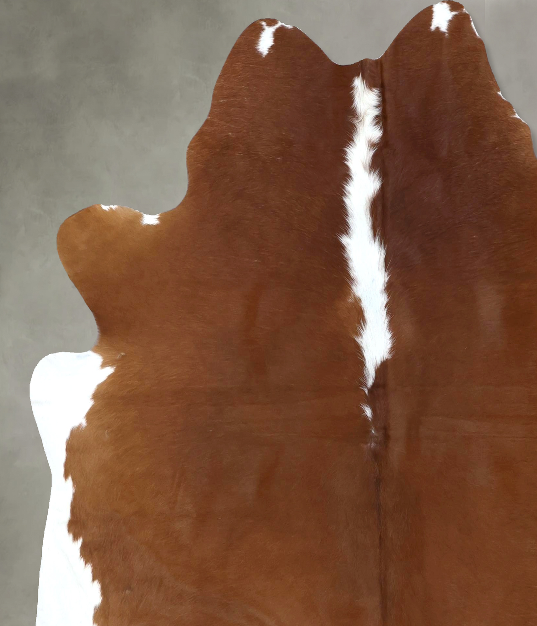 Hereford X-Large Brazilian Cowhide Rug 7'0"H x 6'5"W #B19436 by Hudson