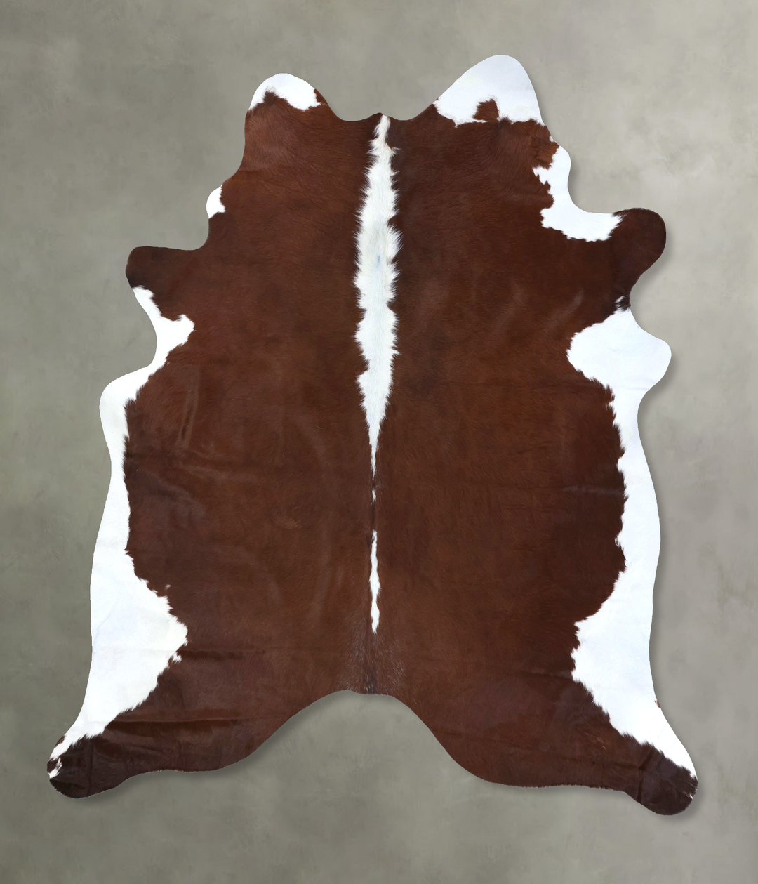 Hereford XX-Large Brazilian Cowhide Rug 7'9"H x 6'11"W #B19438 by Huds