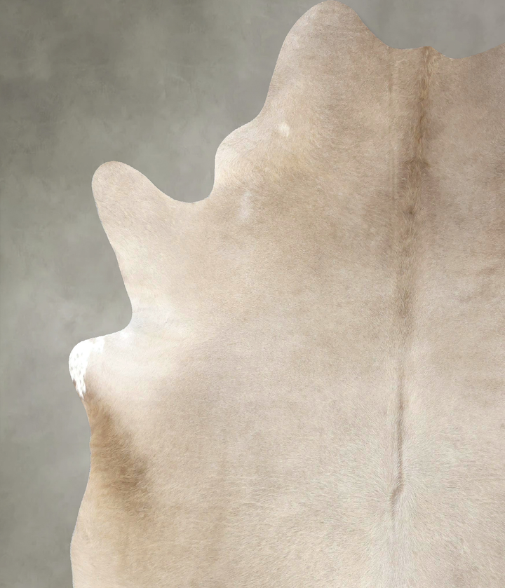 Champagne XX-Large Brazilian Cowhide Rug 7'11"H x 6'10"W #B19439 by Hudson Hides