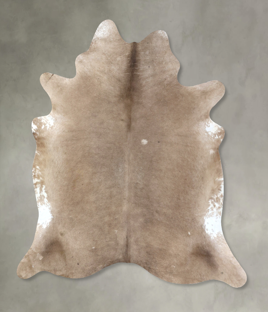 Champagne XX-Large Brazilian Cowhide Rug 7'10"H x 6'11"W #B19440 by Hudson Hides