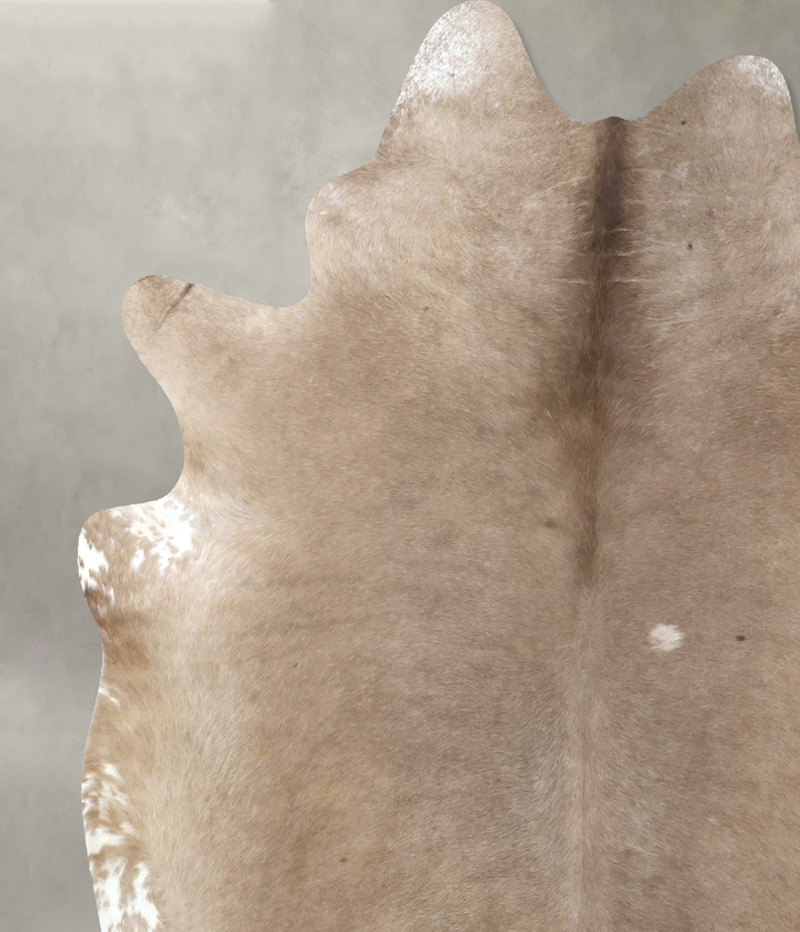 Champagne XX-Large Brazilian Cowhide Rug 7'10"H x 6'11"W #B19440 by Hudson Hides
