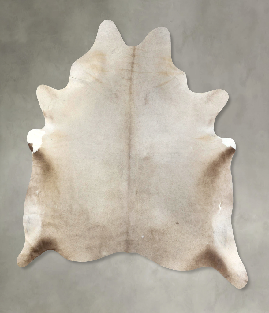 Champagne XX-Large Brazilian Cowhide Rug 7'9"H x 6'9"W #B19441 by Hudson Hides