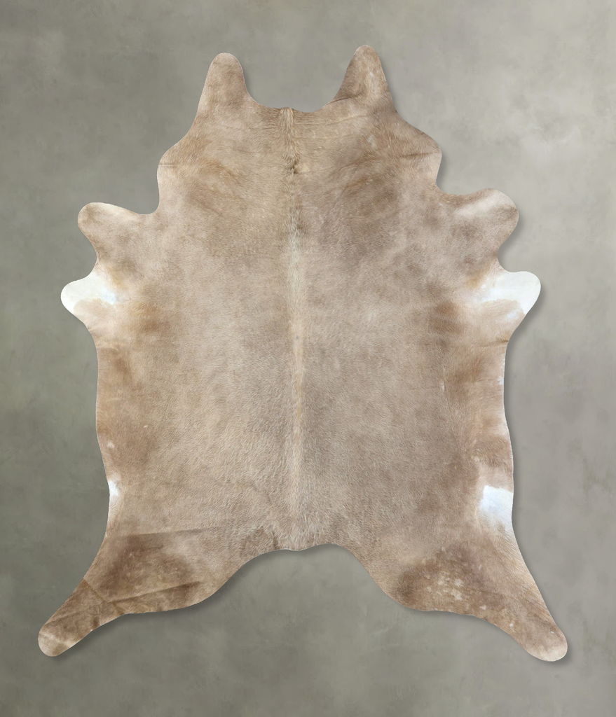 Champagne XX-Large Brazilian Cowhide Rug 9'2"H x 7'3"W #B19442 by Hudson Hides