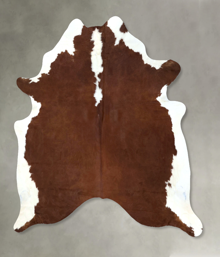 Hereford X-Large Brazilian Cowhide Rug 7'4"H x 6'2"W #B19445 by Hudson Hides