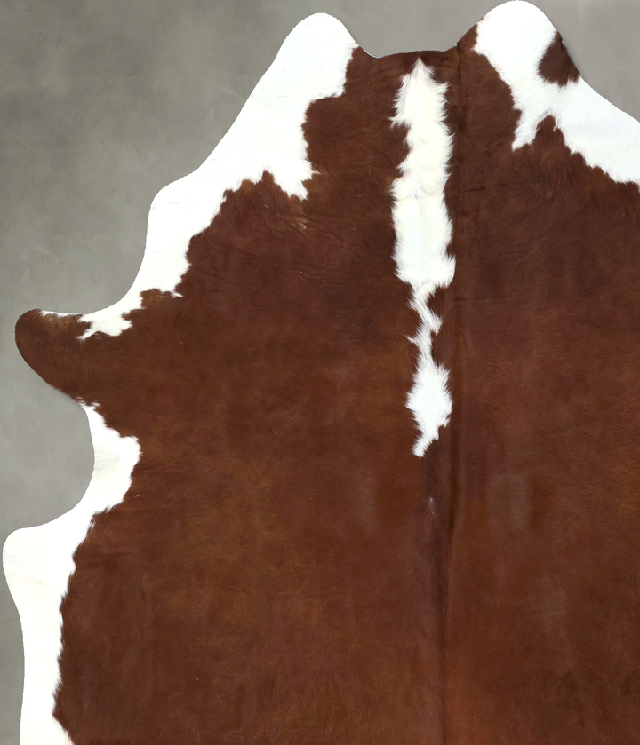 Hereford X-Large Brazilian Cowhide Rug 7'4"H x 6'2"W #B19445 by Hudson Hides