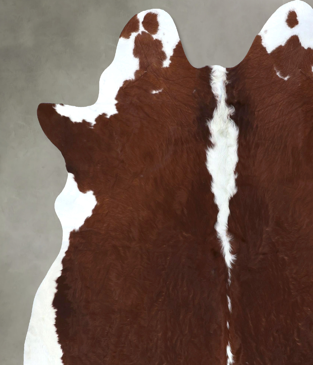 Hereford XX-Large Brazilian Cowhide Rug 7'9"H x 6'8"W #B19446 by Hudso