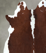 Hereford XX-Large Brazilian Cowhide Rug 7'9"H x 6'8"W #B19446 by Hudson Hides