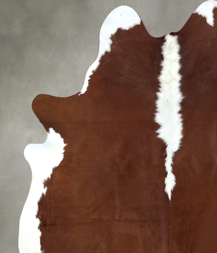Hereford X-Large Brazilian Cowhide Rug 7'9"H x 6'4"W #B19447 by Hudson Hides