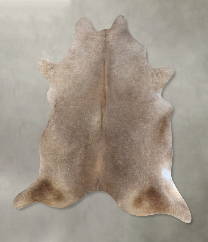 Taupe XX-Large Brazilian Cowhide Rug 8'6"H x 7'3"W #B19450 by Hudson Hides