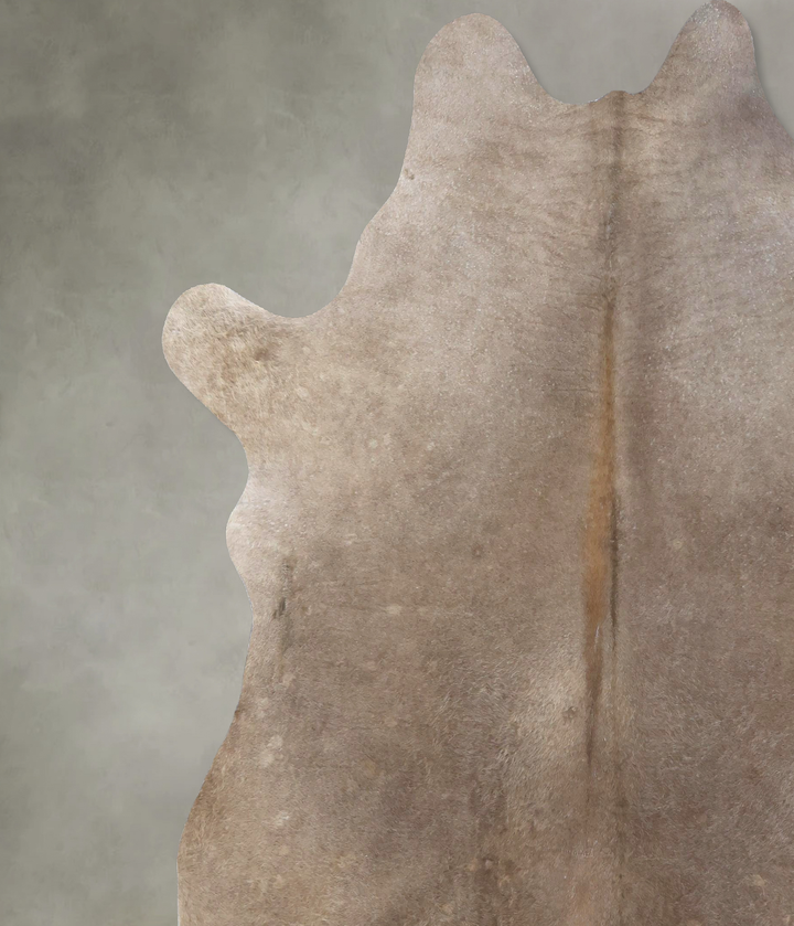 Taupe XX-Large Brazilian Cowhide Rug 8'6"H x 7'3"W #B19450 by Hudson Hides