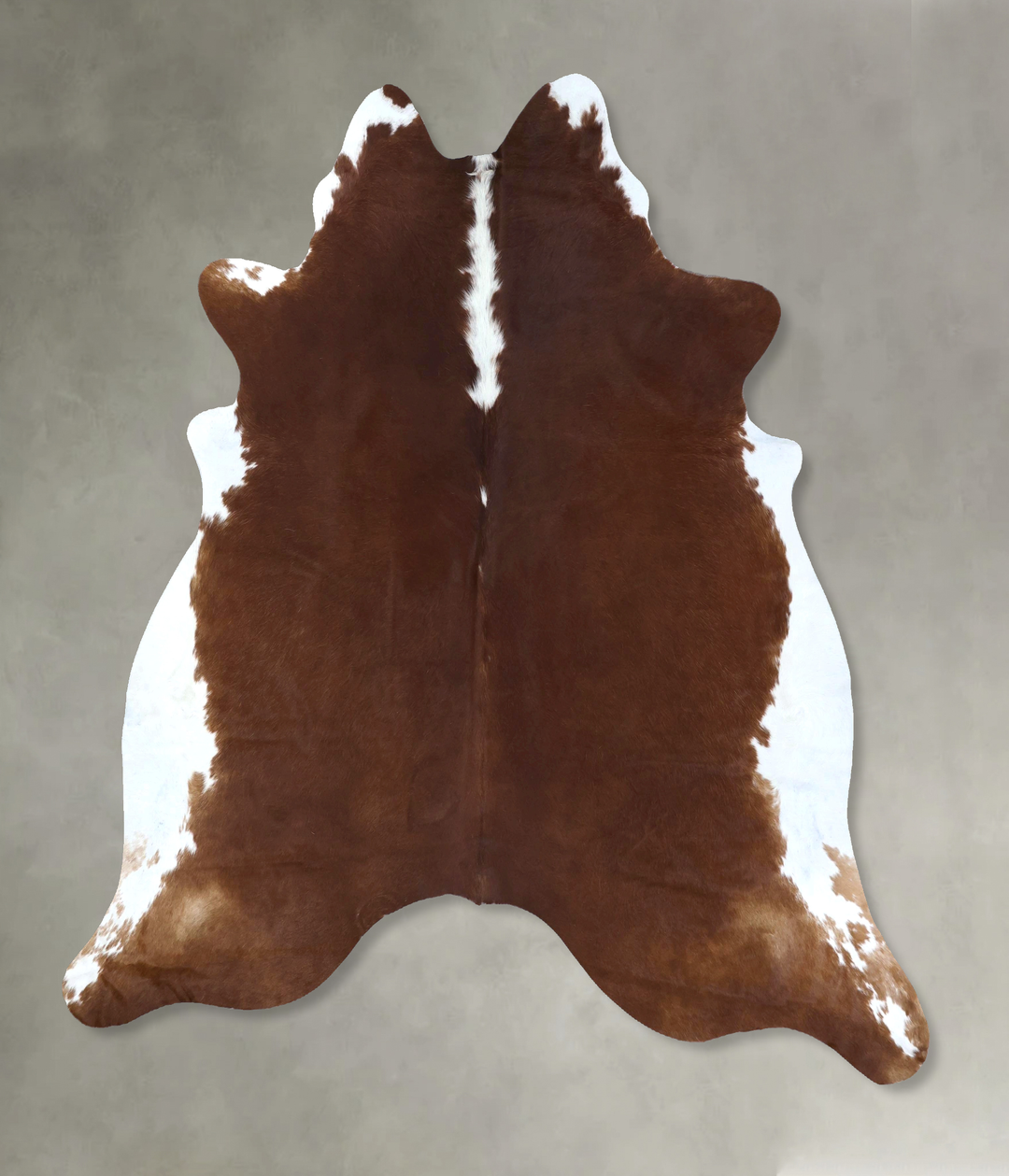 Hereford XX-Large Brazilian Cowhide Rug 7'6"H x 6'11"W #B19455 by Huds