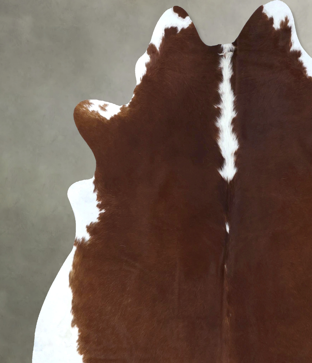 Hereford XX-Large Brazilian Cowhide Rug 7'6"H x 6'11"W #B19455 by Huds