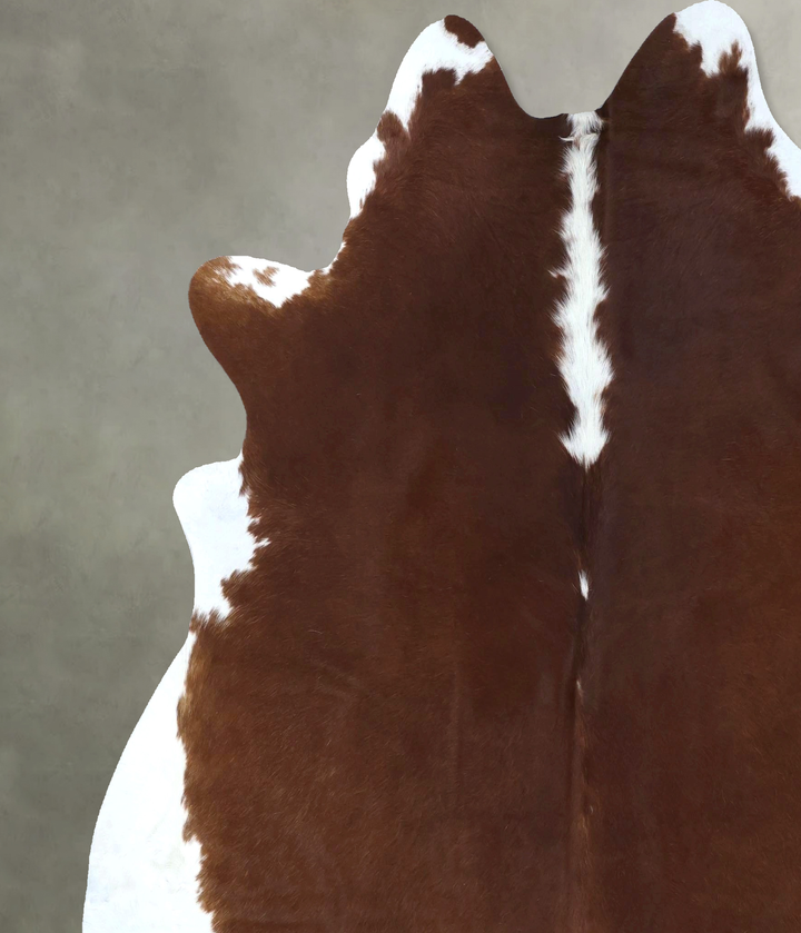 Hereford XX-Large Brazilian Cowhide Rug 7'6"H x 6'11"W #B19455 by Hudson Hides