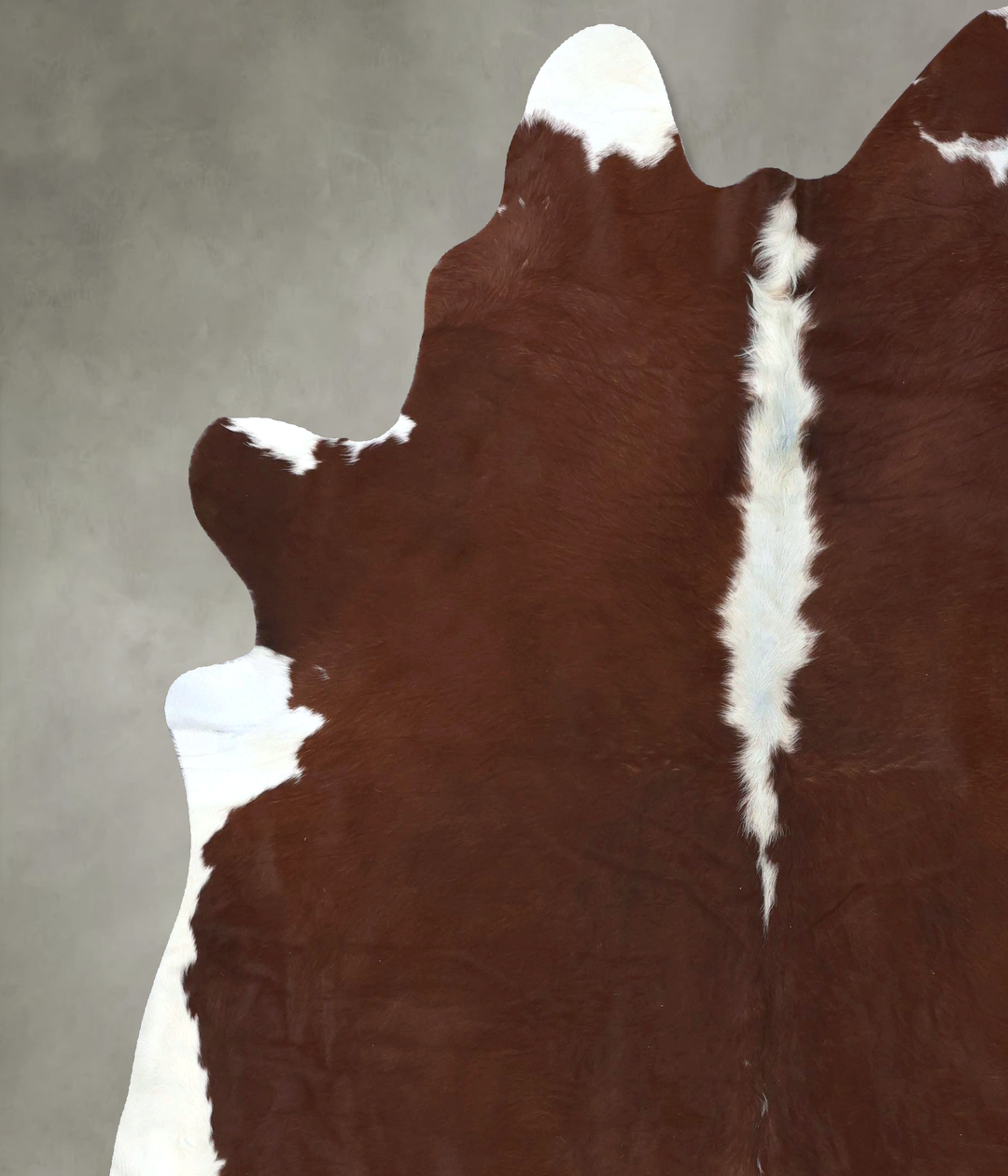 Hereford XX-Large Brazilian Cowhide Rug 8'1"H x 7'2"W #B19456 by Hudso