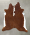 Hereford XX-Large Brazilian Cowhide Rug 7'11