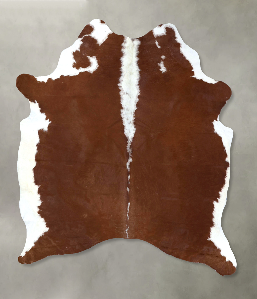 Hereford X-Large Brazilian Cowhide Rug 7'6"H x 5'11"W #B19458 by Hudson Hides