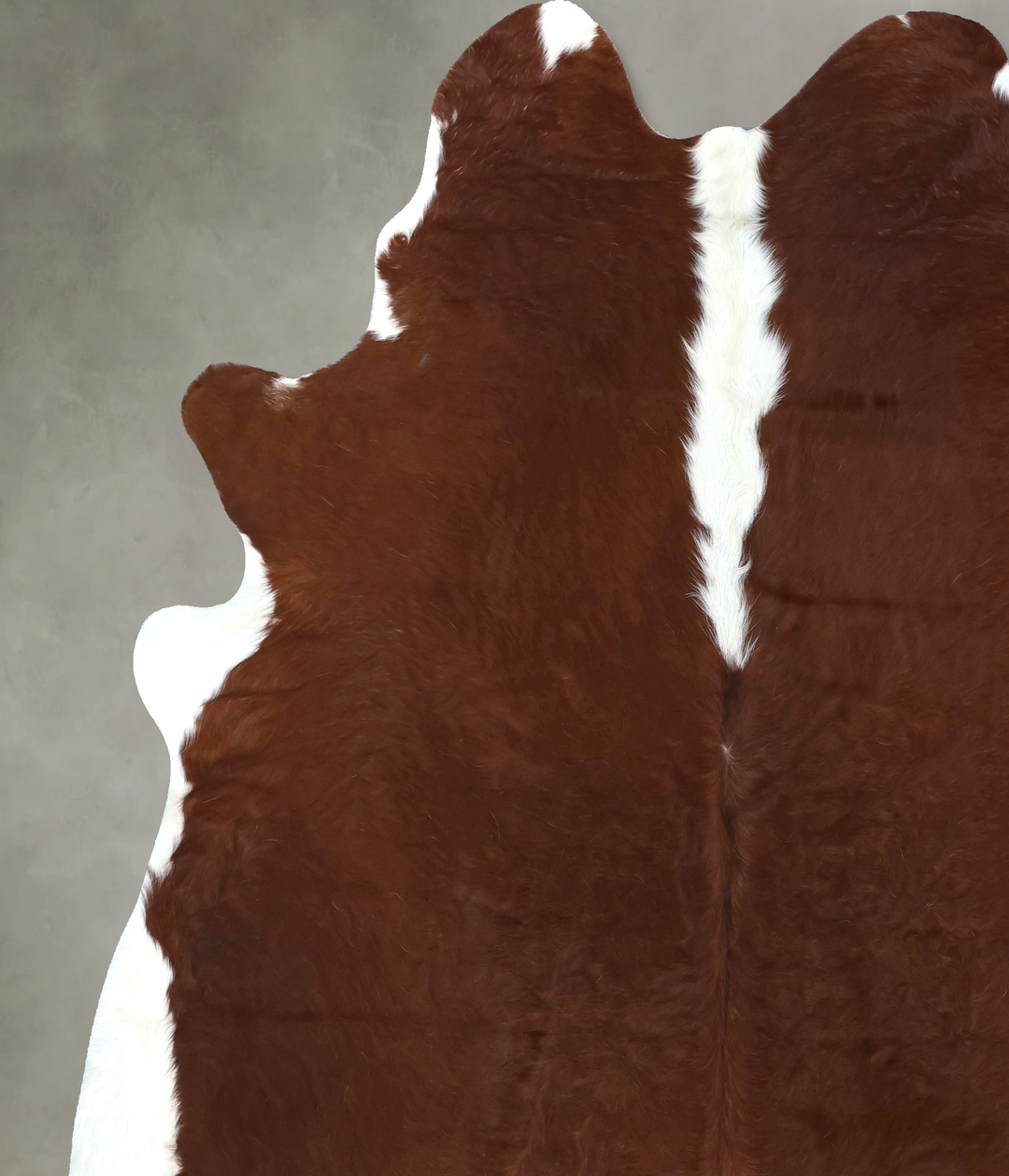 Hereford XX-Large Brazilian Cowhide Rug 7'6"H x 6'10"W #B19460 by Huds