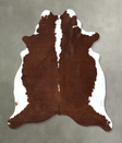 Hereford XX-Large Brazilian Cowhide Rug 7'8"H x 6'8"W #B19461 by Hudson Hides