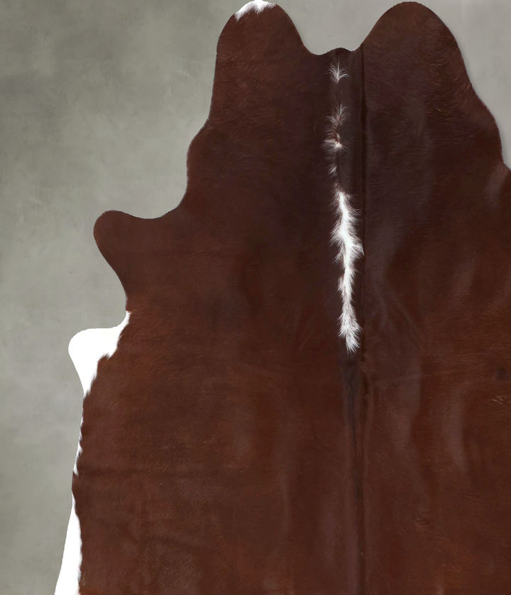 Hereford X-Large Brazilian Cowhide Rug 7'2"H x 6'10"W #B19462 by Hudson Hides