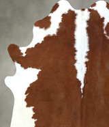 Hereford X-Large Brazilian Cowhide Rug 7'7"H x 6'2"W #B19463 by Hudson Hides