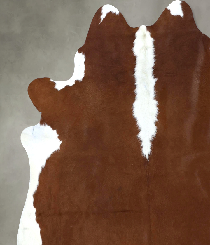 Hereford X-Large Brazilian Cowhide Rug 7'4"H x 6'9"W #B19464 by Hudson Hides