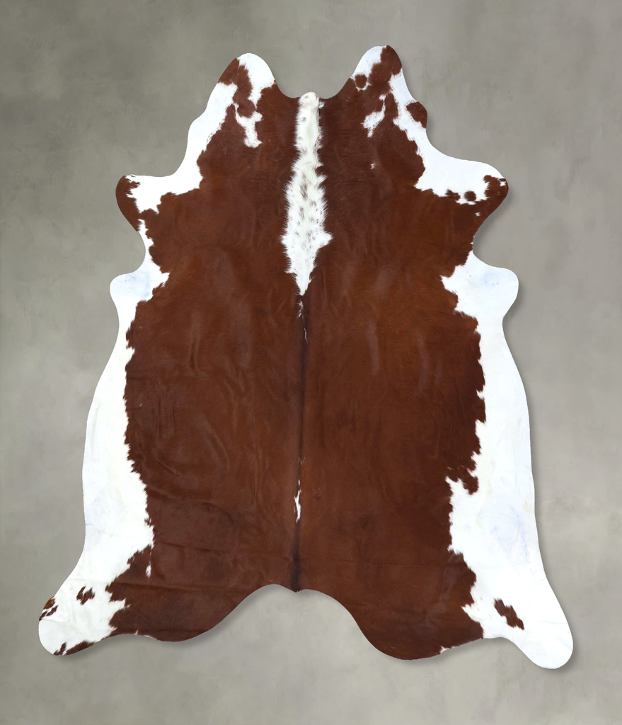 Hereford XX-Large Brazilian Cowhide Rug 7'10"H x 7'6"W #B19466 by Hudson Hides