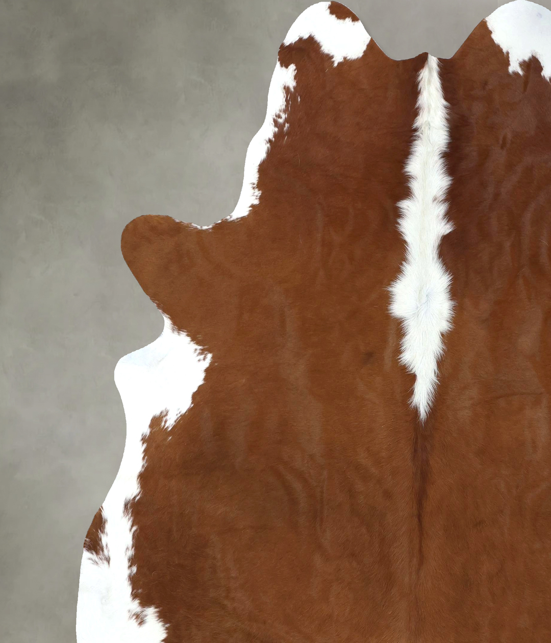 Hereford XX-Large Brazilian Cowhide Rug 8'0"H x 7'3"W #B19468 by Hudso