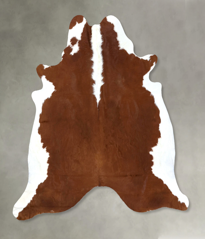Hereford XX-Large Brazilian Cowhide Rug 7'5"H x 7'2"W #B19470 by Hudson Hides