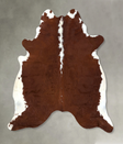 Hereford XX-Large Brazilian Cowhide Rug 7'10"H x 6'10"W #B19471 by Hudson Hides