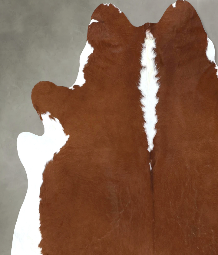 Hereford X-Large Brazilian Cowhide Rug 7'2"H x 6'8"W #B19475 by Hudson Hides