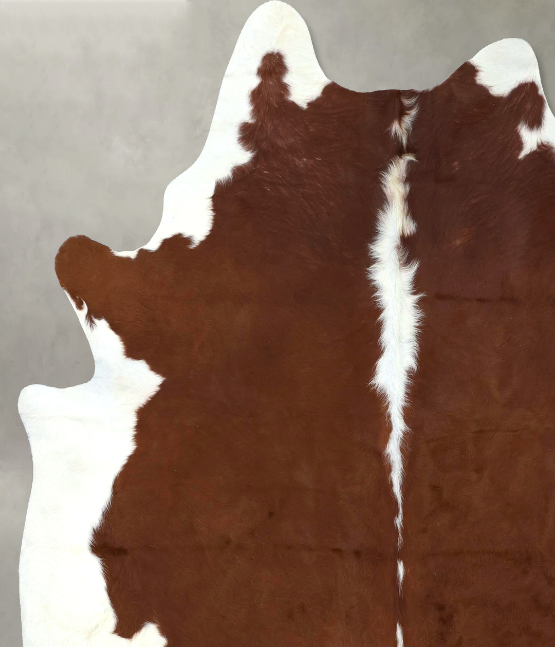 Hereford XX-Large Brazilian Cowhide Rug 7'6"H x 6'9"W #B19478 by Hudso