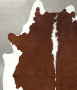 Hereford XX-Large Brazilian Cowhide Rug 7'6"H x 6'9"W #B19478 by Hudson Hides