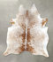 Salt and Pepper Brown X-Large Brazilian Cowhide Rug 7'11
