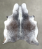 Salt and Pepper Black X-Large Brazilian Cowhide Rug 7'6
