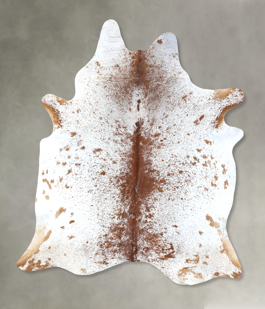 Salt and Pepper Brown XX-Large Brazilian Cowhide Rug 8'3"H x 6'5"W #B19491 by Hudson Hides