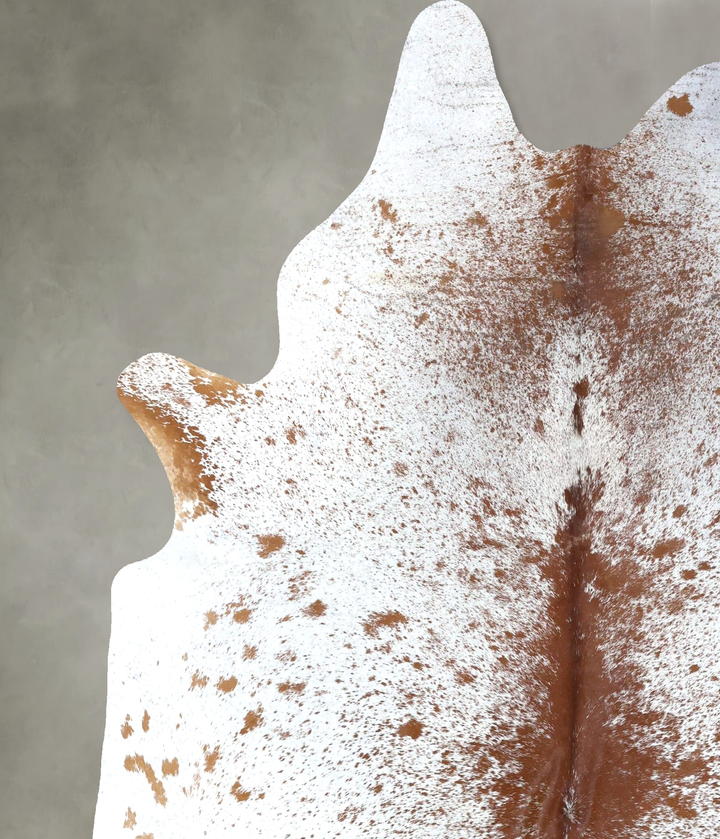 Salt and Pepper Brown XX-Large Brazilian Cowhide Rug 8'3"H x 6'5"W #B19491 by Hudson Hides