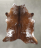 Salt and Pepper Brown X-Large Brazilian Cowhide Rug 7'7