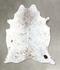 Salt and Pepper Brown X-Large Brazilian Cowhide Rug 7'8