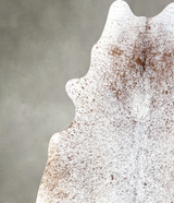 Salt and Pepper Brown X-Large Brazilian Cowhide Rug 6'10"H x 6'1"W #B19517 by Hudson Hides