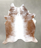 Salt and Pepper Brown XX-Large Brazilian Cowhide Rug 8'11