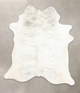 Grey Brindle X-Large Brazilian Cowhide Rug 7'4"H x 6'3"W #B1953 by Hudson Hides