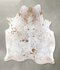 Salt and Pepper Brown Large Brazilian Cowhide Rug 6'11