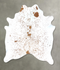 Salt and Pepper Brown X-Large Brazilian Cowhide Rug 7'4
