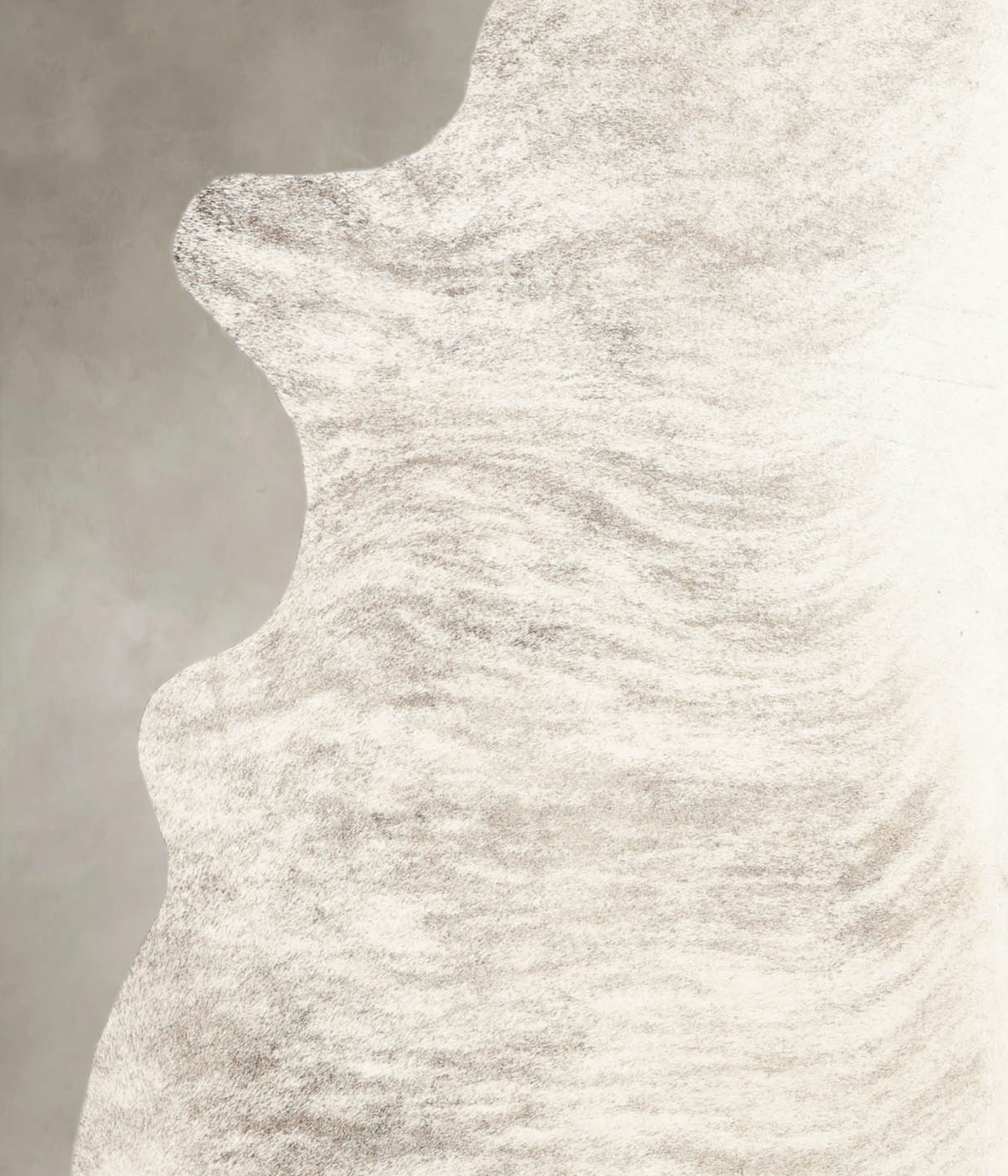 Grey Brindle X-Large Brazilian Cowhide Rug 7'2"H x 6'4"W #B1958 by Hudson Hides