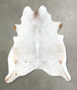 Salt and Pepper Brown X-Large Brazilian Cowhide Rug 7'2"H x 6'2"W #B19592 by Hudson Hides