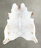 Salt and Pepper Brown X-Large Brazilian Cowhide Rug 7'2