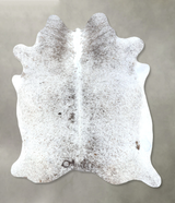Salt and Pepper Black X-Large Brazilian Cowhide Rug 6'11"H x 6'1"W #B19635 by Hudson Hides