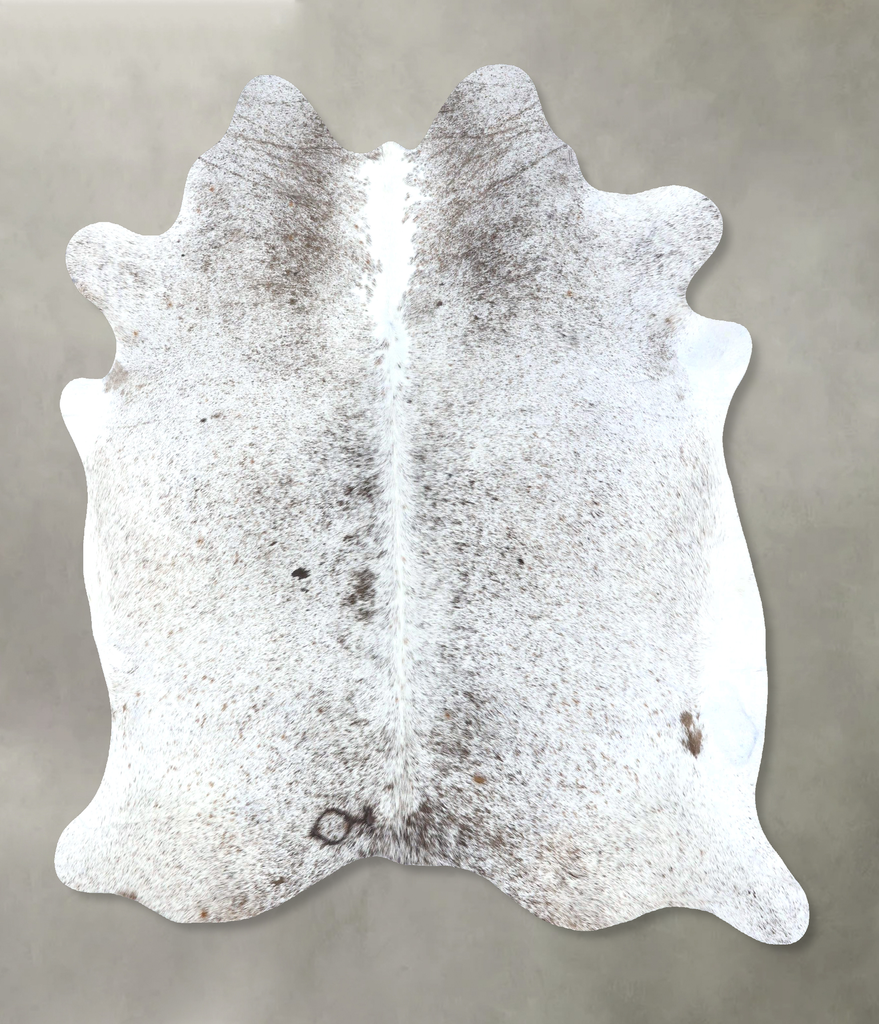 Salt and Pepper Black X-Large Brazilian Cowhide Rug 6'11"H x 6'1"W #B19635 by Hudson Hides