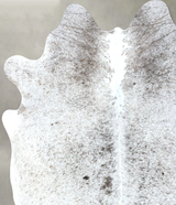 Salt and Pepper Black X-Large Brazilian Cowhide Rug 6'11"H x 6'1"W #B19635 by Hudson Hides